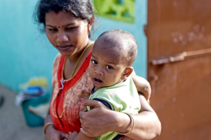 Indian Child and Mother