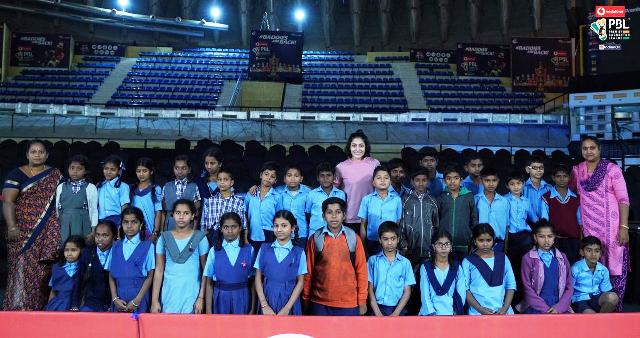 Ashwini Ponappa with CRY Kids