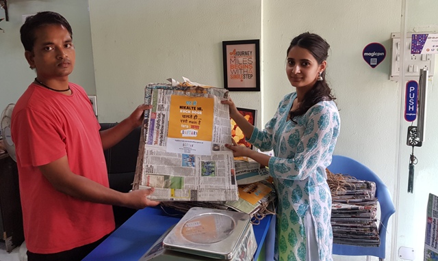 Laundry bags distributed by The Daftar on World Environment Day