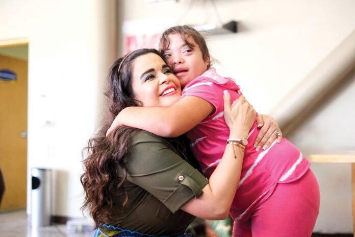 parent and child with special needs