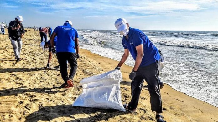 CSR Foundation conducts coastal preservation drive on International Coastal Cleanup Day