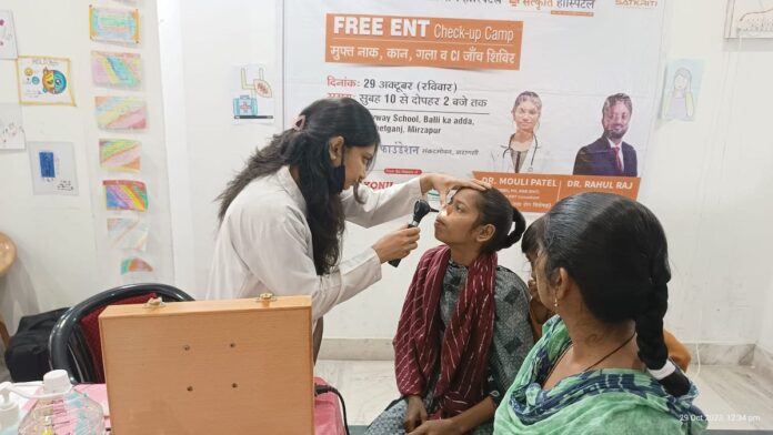 Entod Pharmaceuticals Joins Hands with Dr. Manoj Kumar Gupta from Satkriti Hospital(Varanasi) to Support Free ENT Checkup & Awareness Camp in Mirzapur