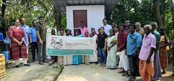 CSR programme donates washrooms to 10 homes at Kuthiathode Village in Alappuzha District of Kerala