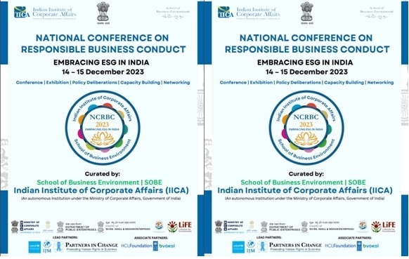 Indian Institute of Corporate Affairs to host ‘National Conference on Responsible Business Conduct 2023: Embracing ESG in India' on Dec 14-15 