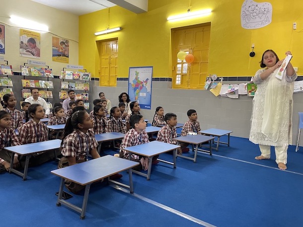 CSR Initiative to build libraries at government schools in Delhi through Project Pustakalaya