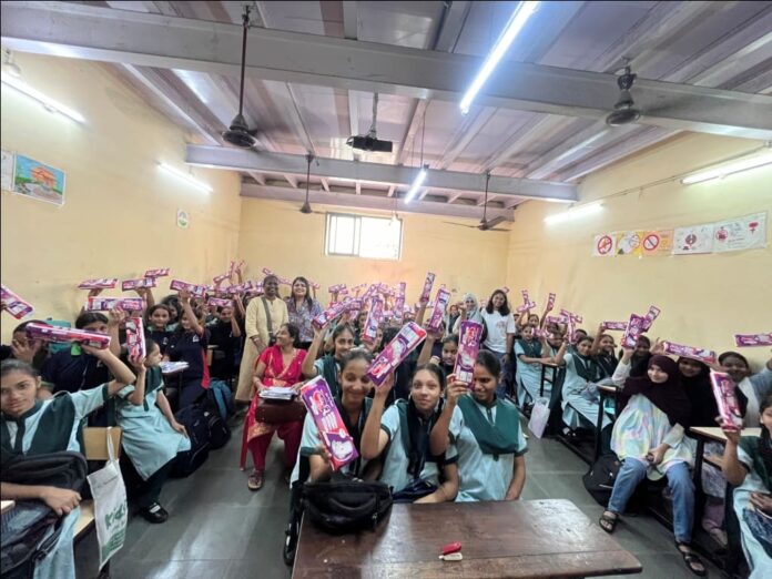 CSR initiative empowers girls to stay in school through menstrual hygiene support in Mumbai