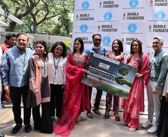CSR Collaboration for #BhoomiNamaskar World Environment Day Campaign