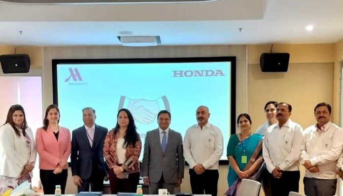 Honda India Foundation (HIF) signs MOU with Marriot Group of Hotels