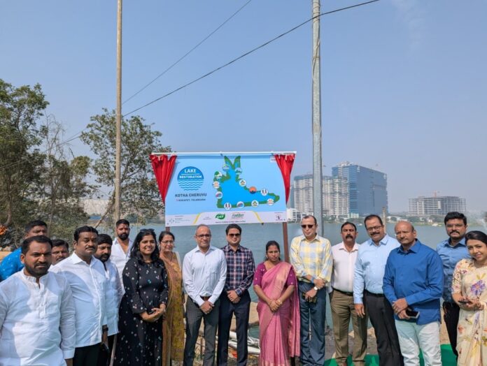 CSR News: Kotha Cheruvu lake adopted for Environmental Sustainability