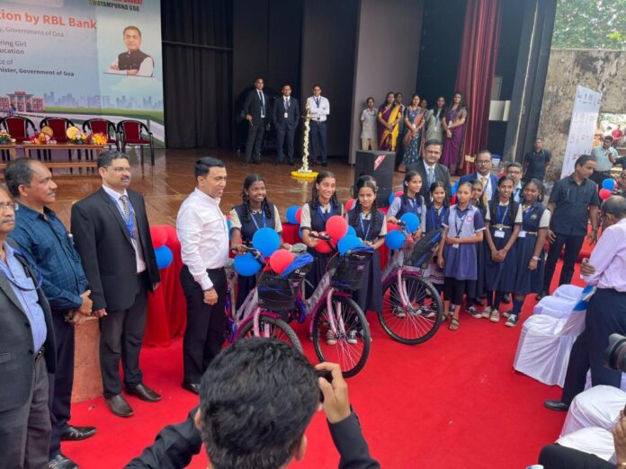 CSR News: Bicycles donated to girl students in Goa under its CSR Initiative UMEED
