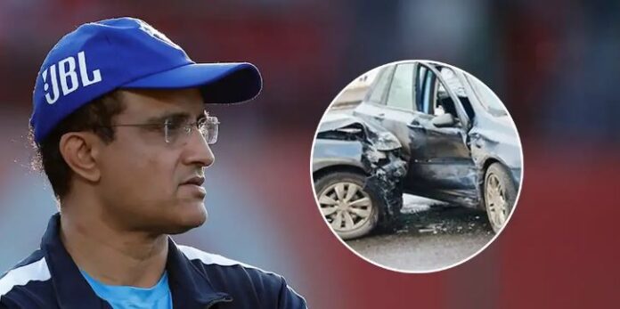 Sourav Ganguly Narrowly Escapes Accident on Durgapur Expressway